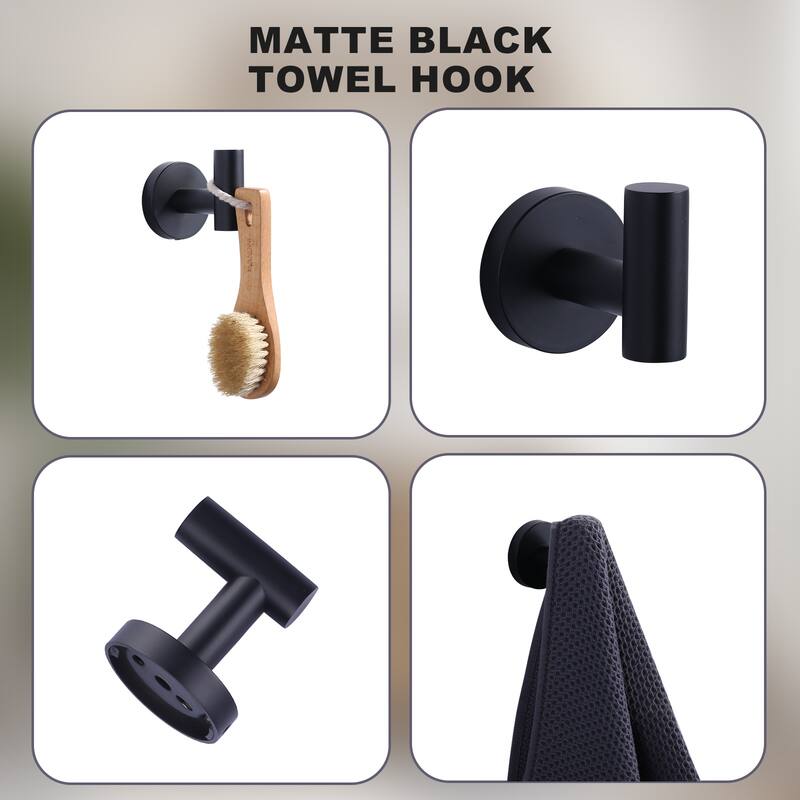WOWOW 3-Piece Bath Hardware Set with Mounting Hardware