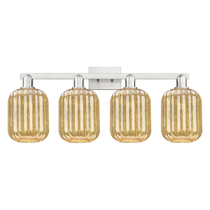 Innovations Lighting Downtown Urban - Preston - 4 Light 36" Jar Shade Bath Vanity Light