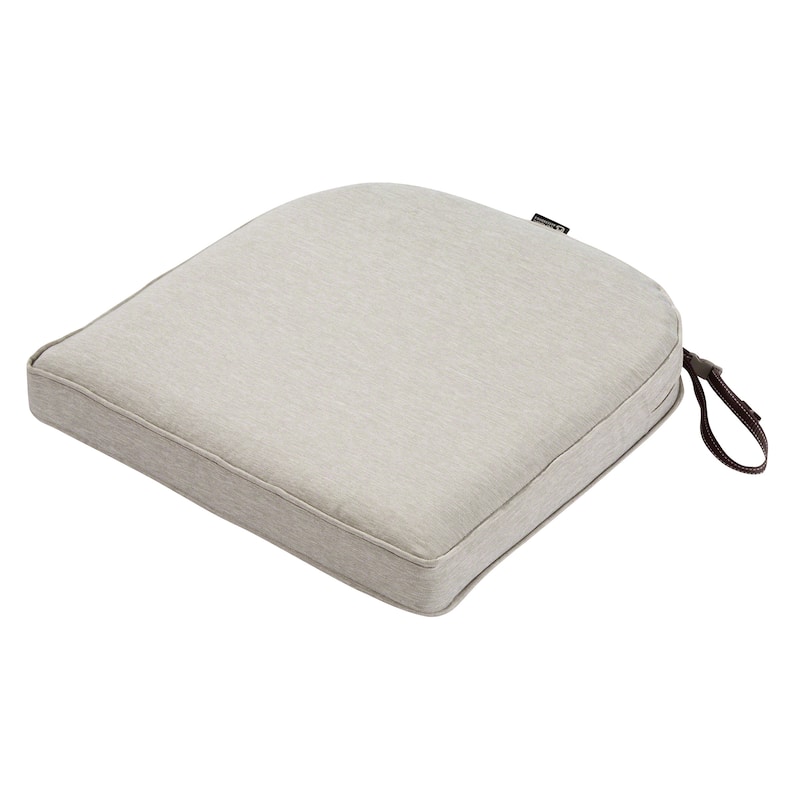 Montlake FadeSafe Contoured Patio Dining Seat Cushion-18"Lx18"Wx2"H