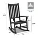 preview thumbnail 15 of 30, Gymax Wooden Rocking Chair Porch Rocker High Back Garden Seat For - See Details