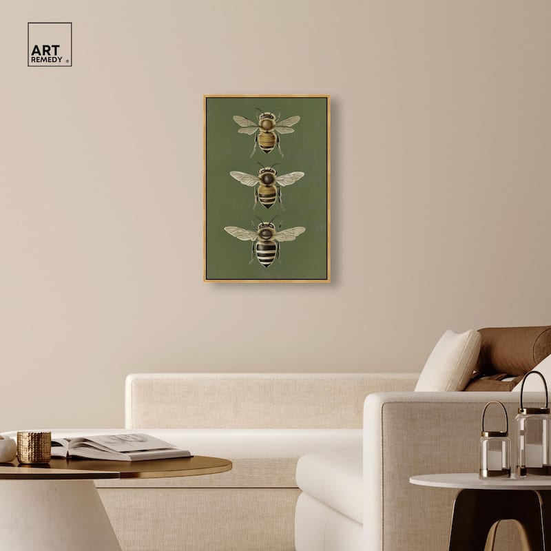 Anatomy of the Bee Canvas by Art Remedy