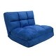 preview thumbnail 29 of 58, Loungie Microsuede 5-position Convertible Flip Chair/ Sleeper