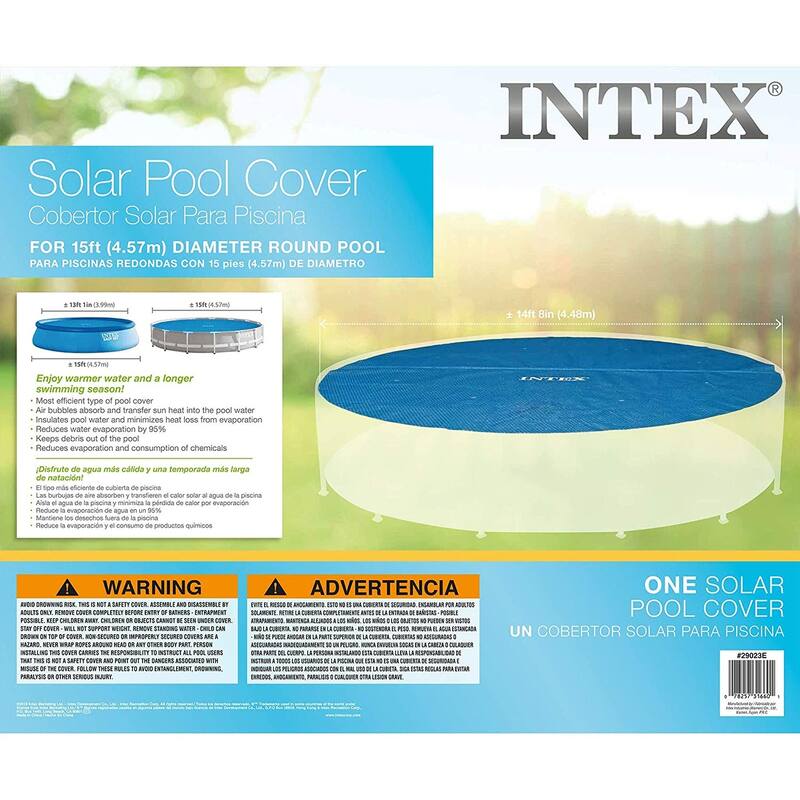 Intex Solar Cover for 15ft Diameter Easy Set and Frame Pools - 15 Ft