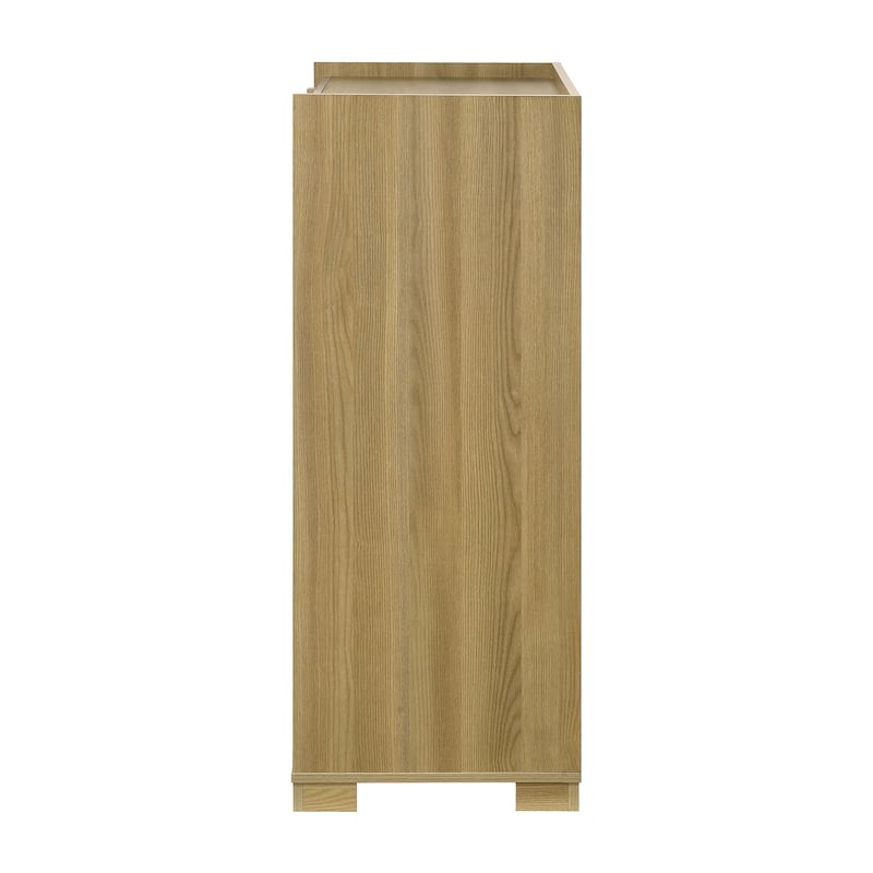 Wooden Chest with 4 Drawers in Natural Finish