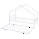 preview thumbnail 71 of 81, Metal house bed with trundle