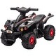 preview thumbnail 10 of 9, 6V Electric Ride-On Kids ATV Quad with Forward Drive, Music, and Versatile Terrain Capability for Ages 2-6 - Black