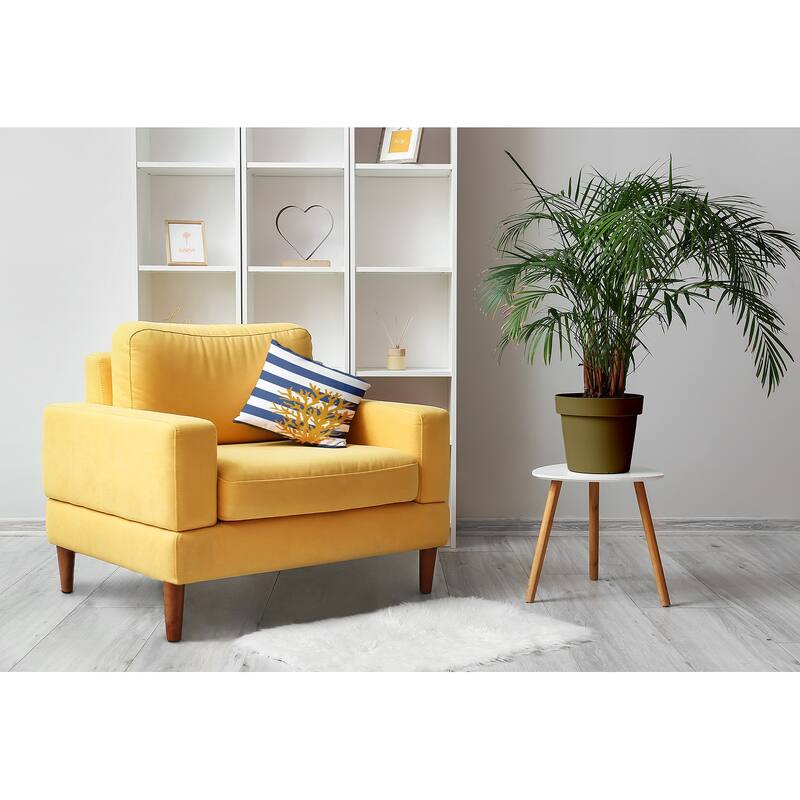 Coral and Stripes Decorative Throw Pillow