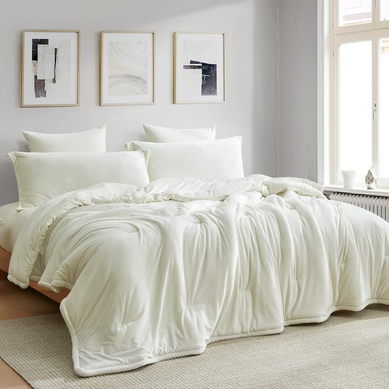 Softer than Soft® - Coma Inducer® Oversized Comforter Set - Coconut Milk - Oversized Queen