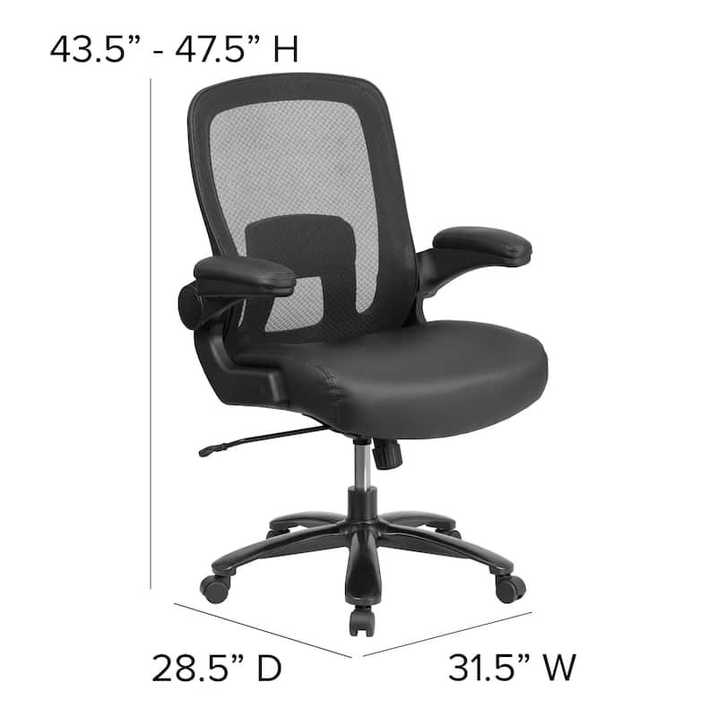 Big & Tall 500 lb. Mesh Executive Swivel Ergonomic Office Chair