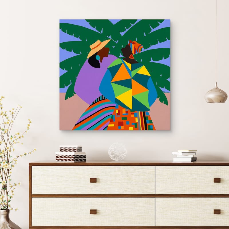 Kinship Sierra Leone by Synthia SAINT JAMES Canvas Art Print