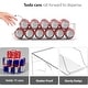preview thumbnail 11 of 12, Skinny Soda Can Organizer for Refrigerator - Slim Can Holder Drink Dispenser for Fridge - Soda Can Organizer