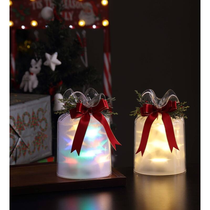 LED Lighted Stars Gift Bag with Music - 7.75" - Set of 4