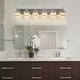 preview thumbnail 54 of 182, 2/3/4-Light Modern Bathroom Crystal Vanity Light Wall Sconces