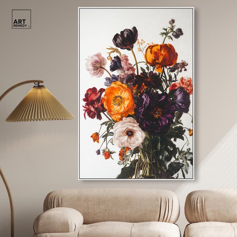 Regal Rose Riot I Canvas by Art Remedy