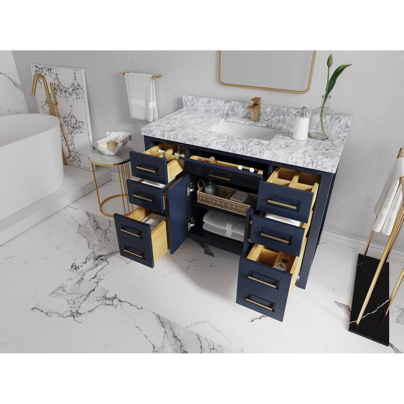 Willow Collections 48 in. W x 22 in. D Cambridge Single Sink Bathroom Vanity with Countertop