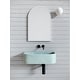 preview thumbnail 19 of 30, Glass Warehouse Arched Stainless Steel Framed Wall Mirror