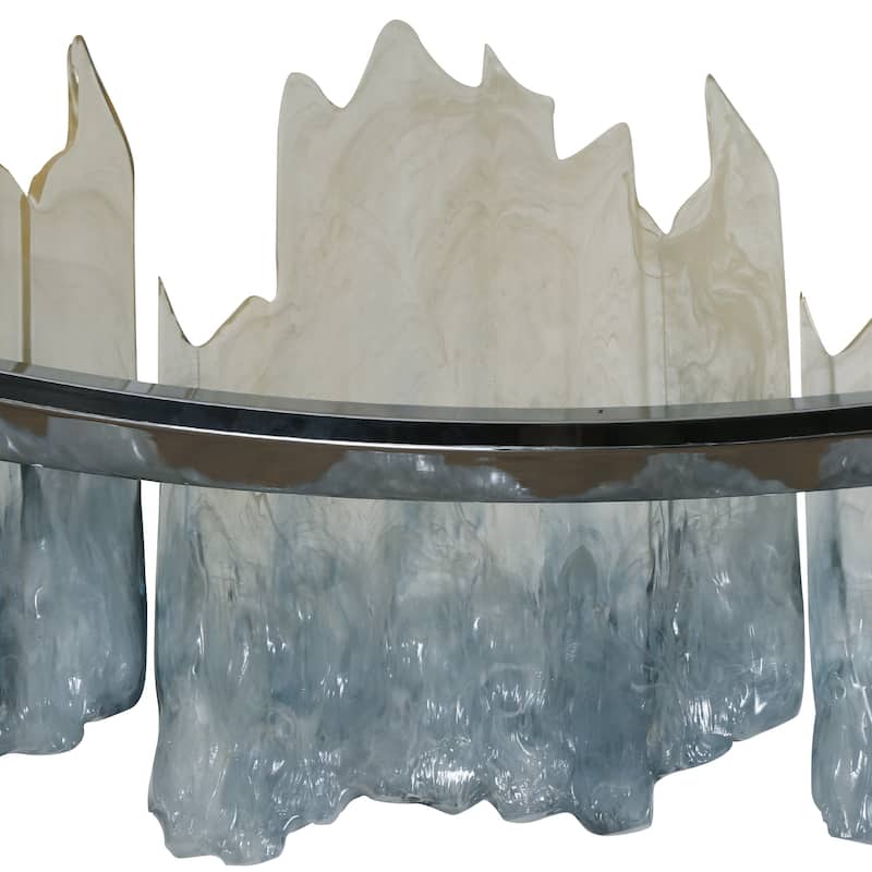 Modern 1-Light LED Drum Chandelier Art Coastal for Dining Living Room - Dia. 28.5" x H 12"