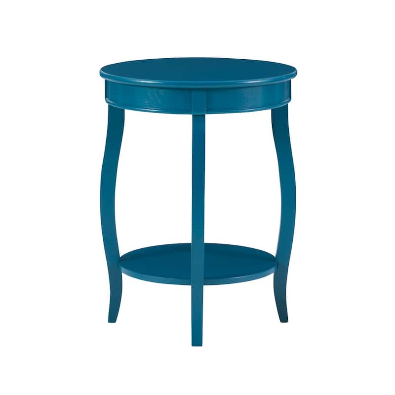 Penelope Round Table with Shelf