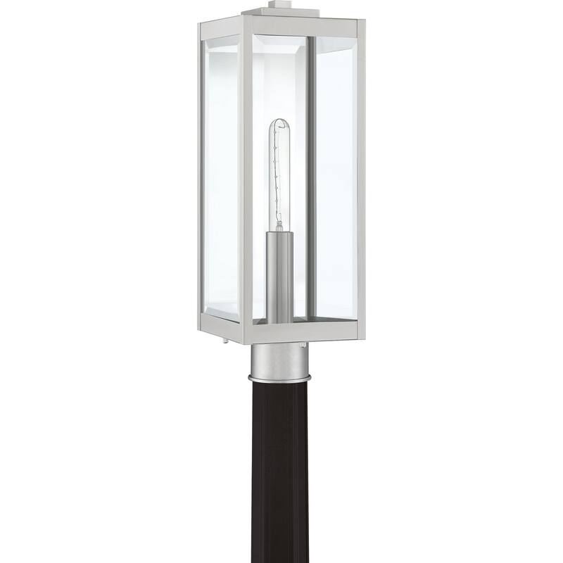 Westover 1-Light Outdoor Lantern in Stainless Steel - Stainless Steel