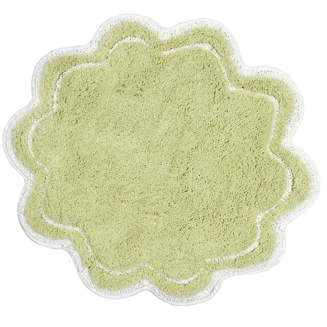 Home Weavers Allure Collection Absorbent Cotton, Machine Washable and Dry Bath Rugs