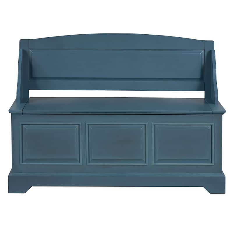 Shoe Storage Bench with Soft-Close Devices, Hidden Storage and Cushion