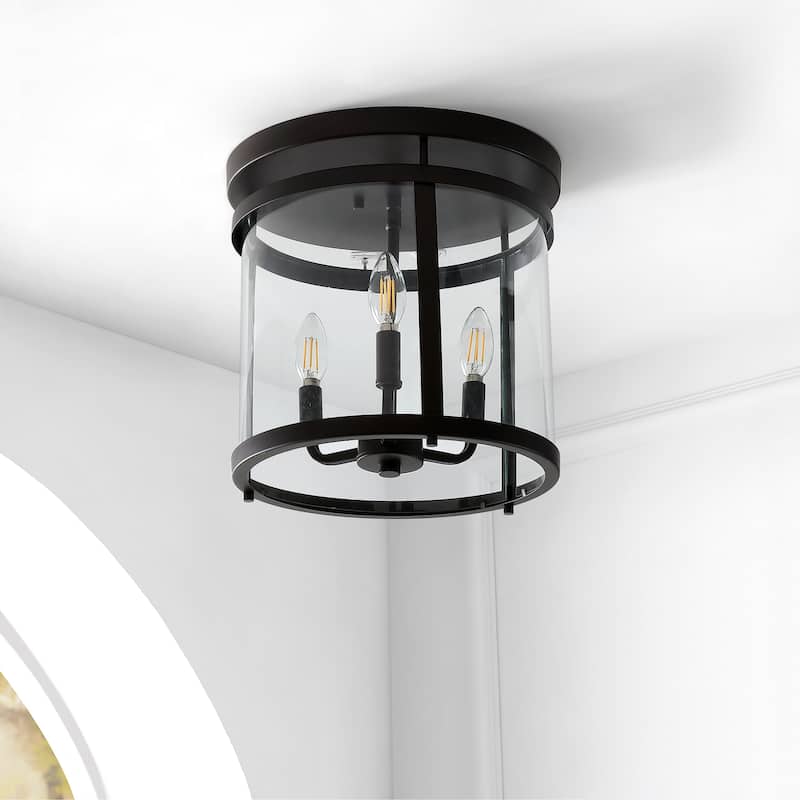 Ciel Farmhouse LED Flush Mount, Oil Rubbed Bronze by JONATHAN Y