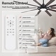 preview thumbnail 10 of 37, 72"/80" Large Windmill Ceiling Fan with Light and Remote(10 Reversible Blades)