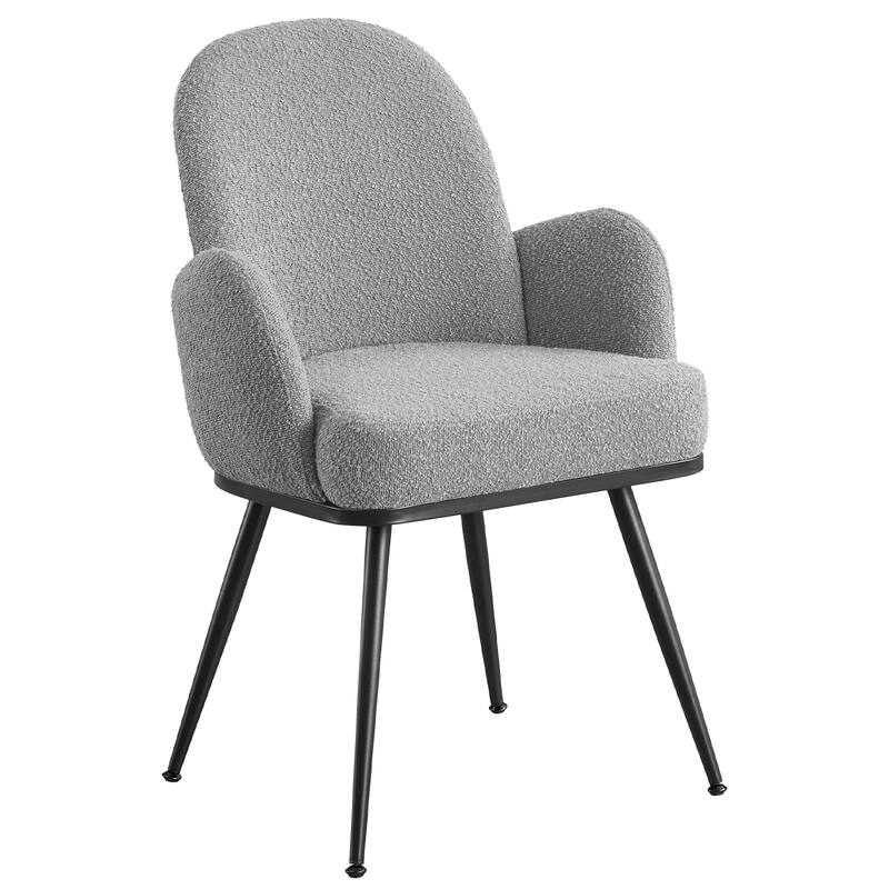 Fabric Upholstered Dining Chairs Set of 2/4 with Arms - 34.8"H x 23.2"W x 22.8"D