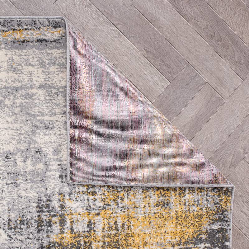 World Rug Gallery Dublin Contemporary Abstract Area Rug