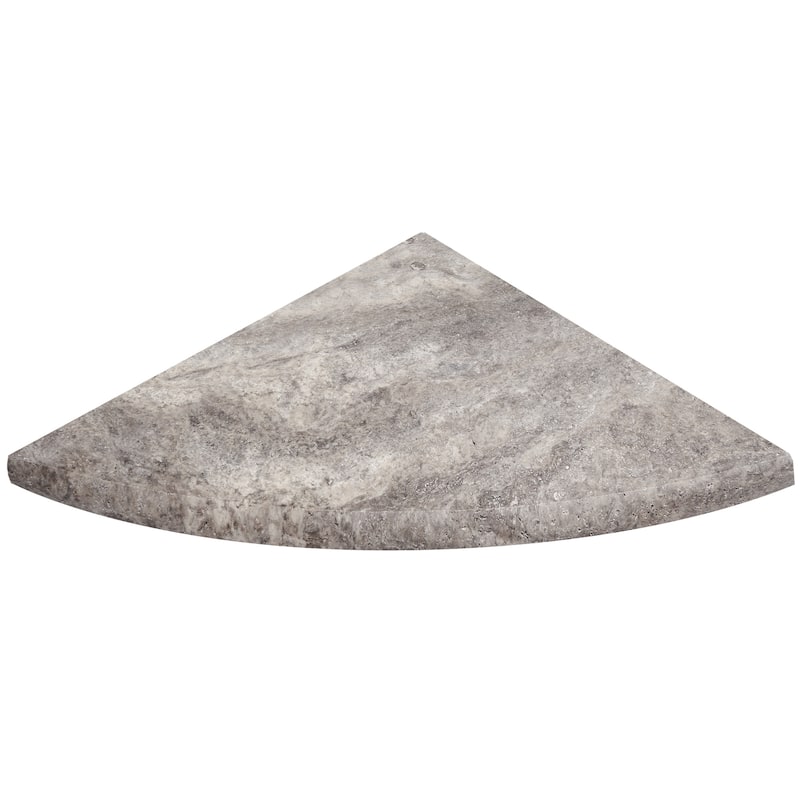 Argento Travertine 9 inch Corner Shelf