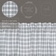 preview thumbnail 7 of 11, Sawyer Mill Plaid Door Panel - Door Panel 72x40