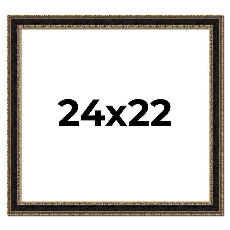 24x22 Frame Gold Antique Vintage Sold Wood Picture Frame | 1.75 Inch