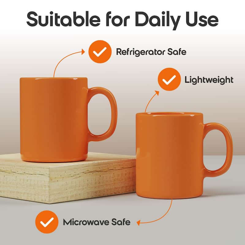 Omniware Teaz Cafe 11 oz Classic Mug - 3" D x 3.75" H