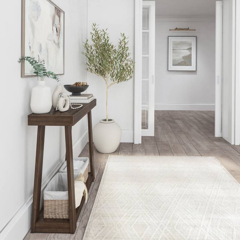 Plank and Beam Classic Console Table with Shelf - 36"