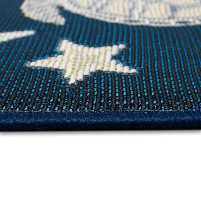 Liora Manne Esencia Turtle And Stars Indoor/Outdoor Mat