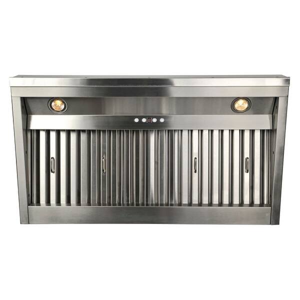 Shop Cavaliere Euro Ap238 Ps19il 40 42 Stainless Steel Range Hood Insert With 1000 C Stainless Steel Overstock 22909423