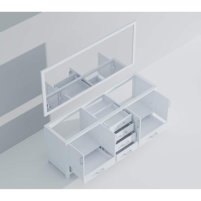 Jacques Bath Vanity No Top and Mirror