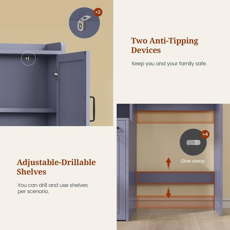 Over The Toilet Bathroom Storage Cabinet Toilet Storage Shelves