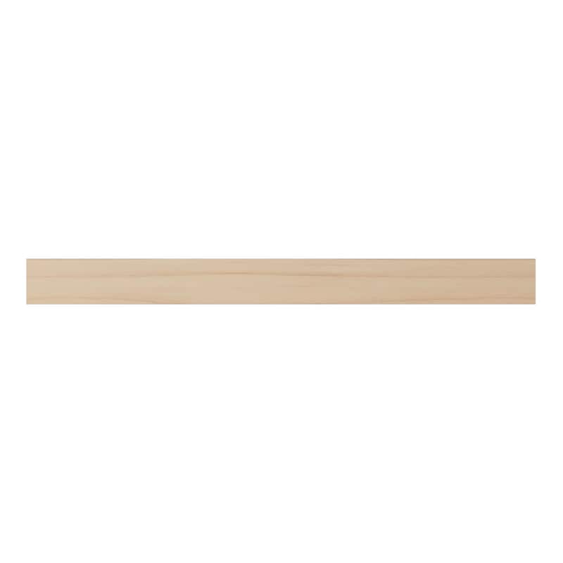 WM106: 11/16-in D x 11/16-in W x 96-in L Americraft Solid Hardwood Stain Grade Quarter Round