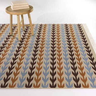 Laius Transitional Geometric Area Rug