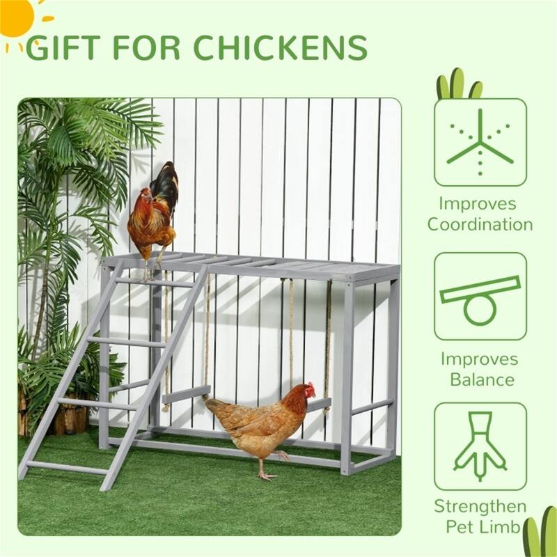 Chicken Wood Toys - Multi - Multi