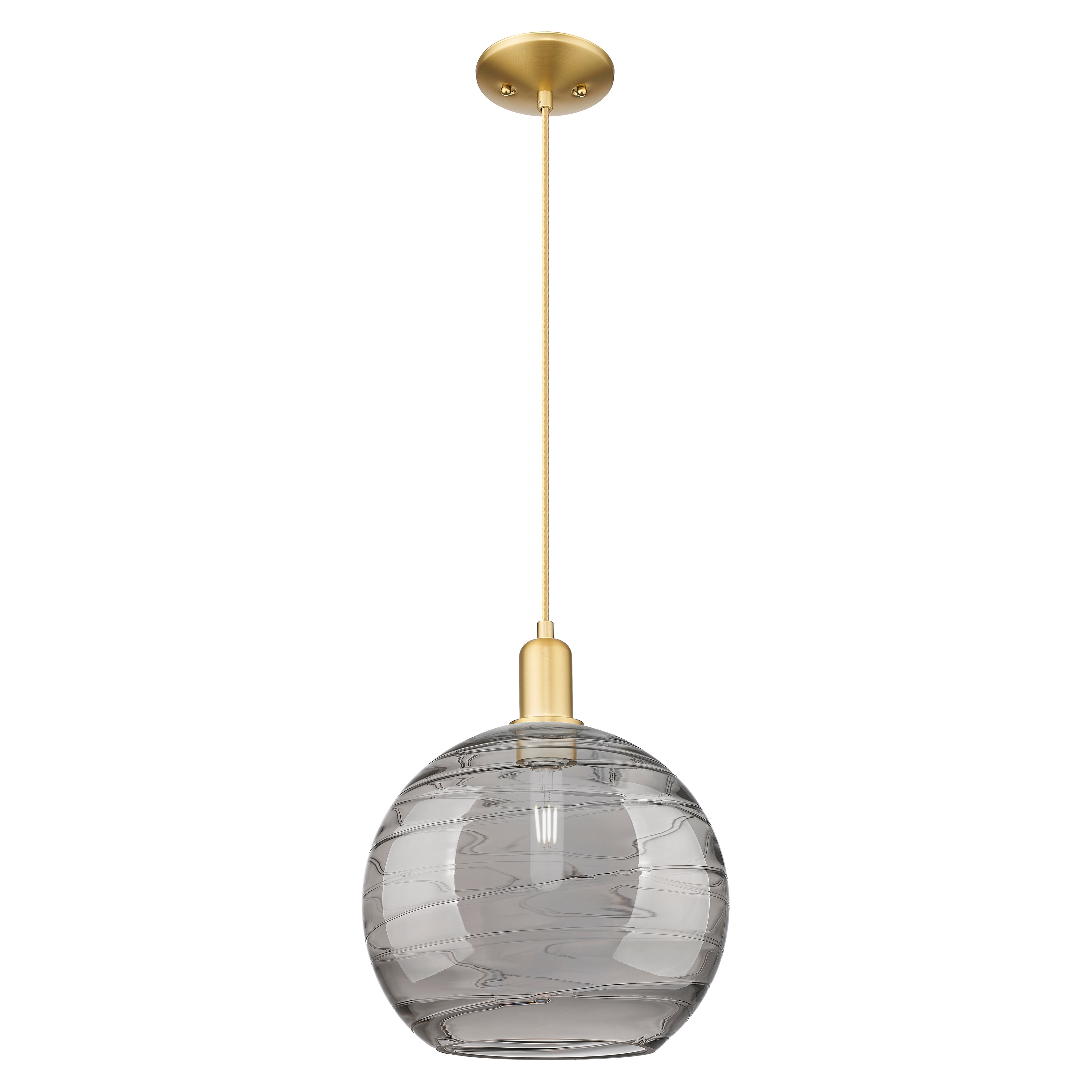 Innovations Lighting Endless Possibilities Arcadia - Athens Deco Swirl - 1 Light 12" Cord Hung Mini Pendant