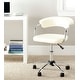 preview thumbnail 1 of 4, Silver Orchid Kelly Cream Desk Chair - 20.7" x 20.9" x 27"