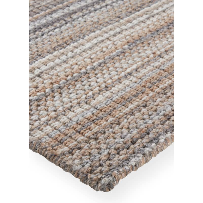 Grand Bazaar Foxwood Hand Woven Solid Transitional Area Rug