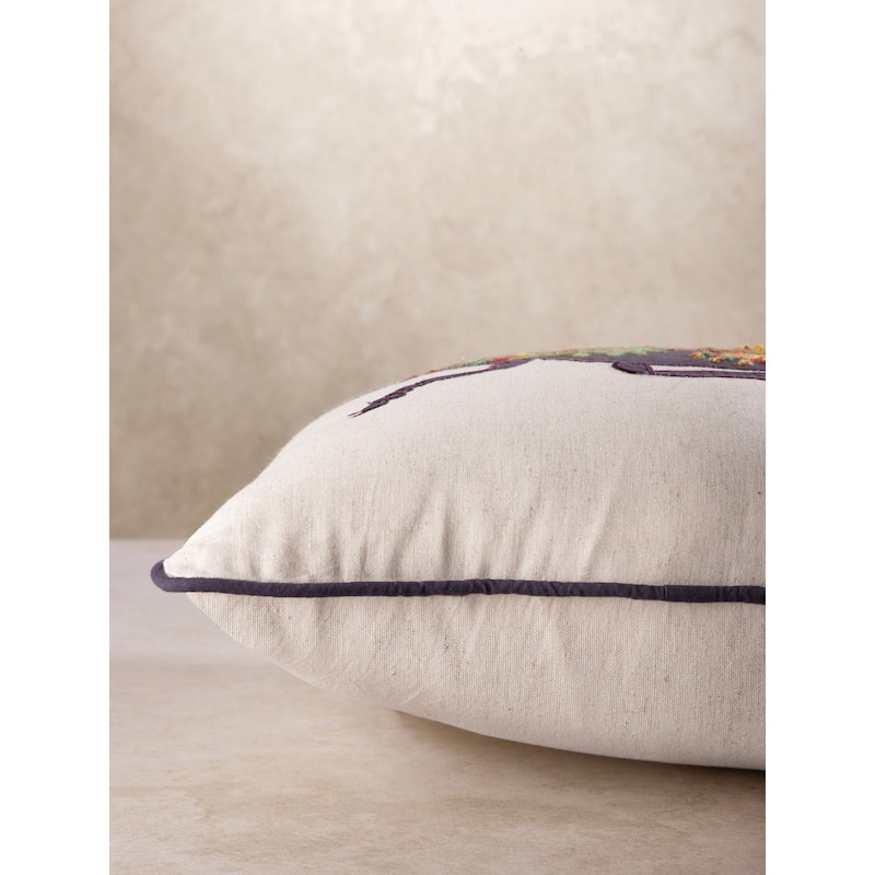 Udaipur Throw Pillow Cover, 20"x20"