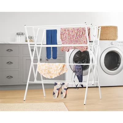 Oversized Drying Rack - Foldable Design, White