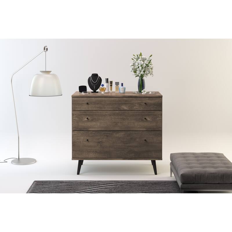 Carson Carrington Hitra Mid-century 3-drawer Dresser