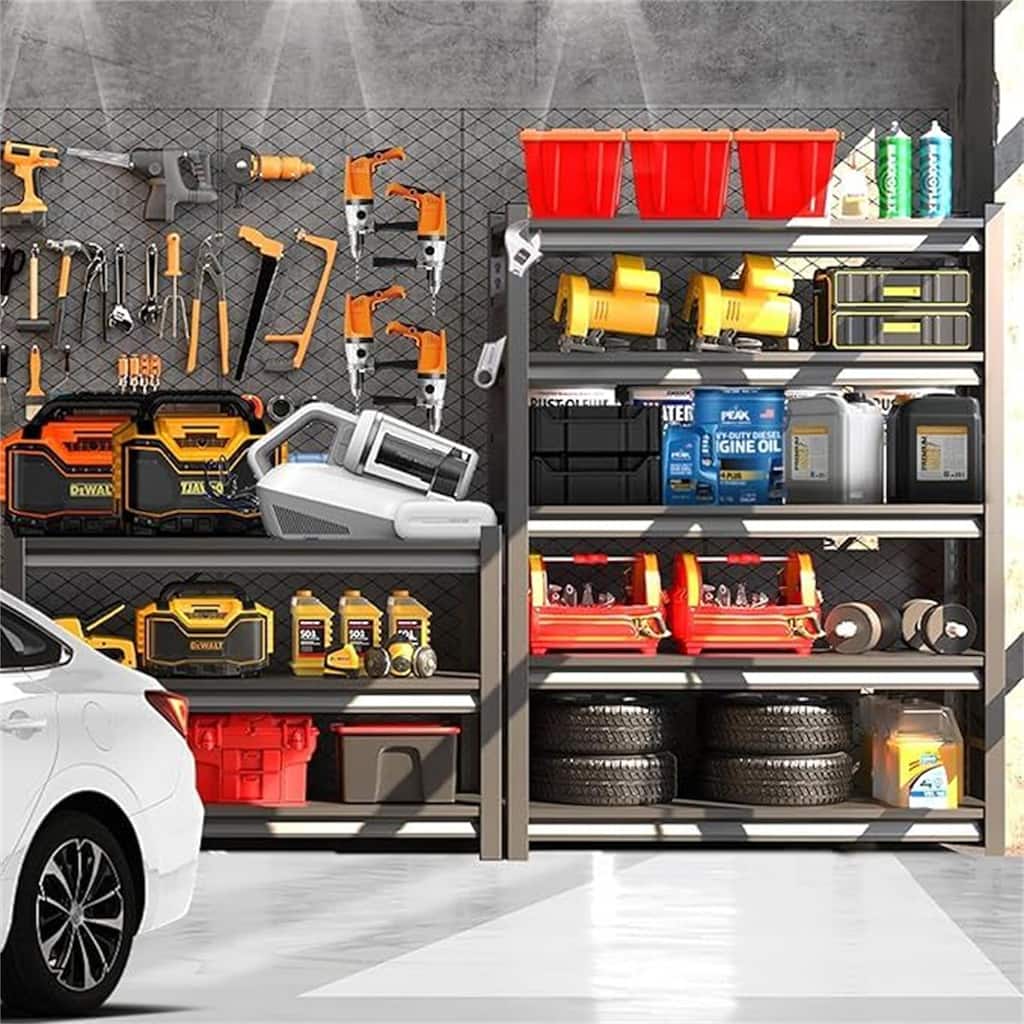Extra-Wide 5-Tier Garage Shelves