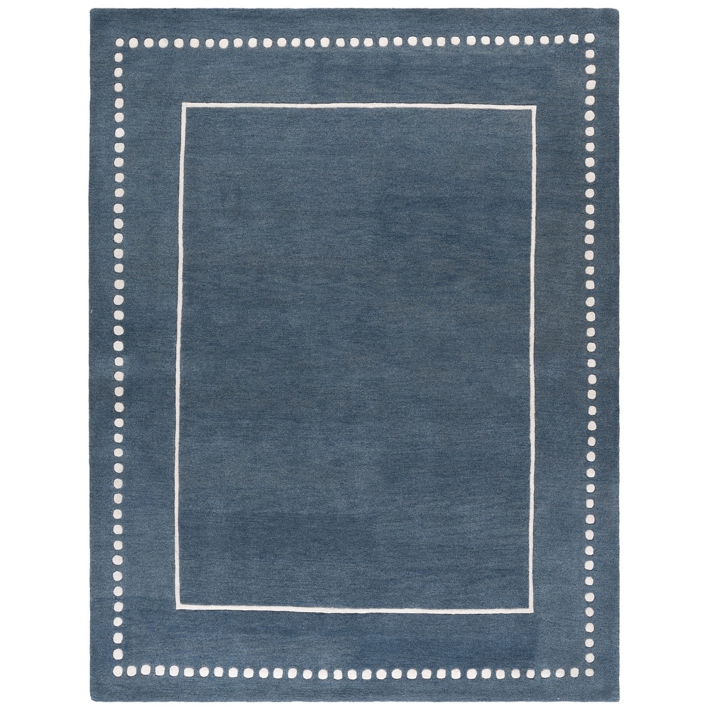 SAFAVIEH Handmade Bella Mitana Dotted Border Wool Rug