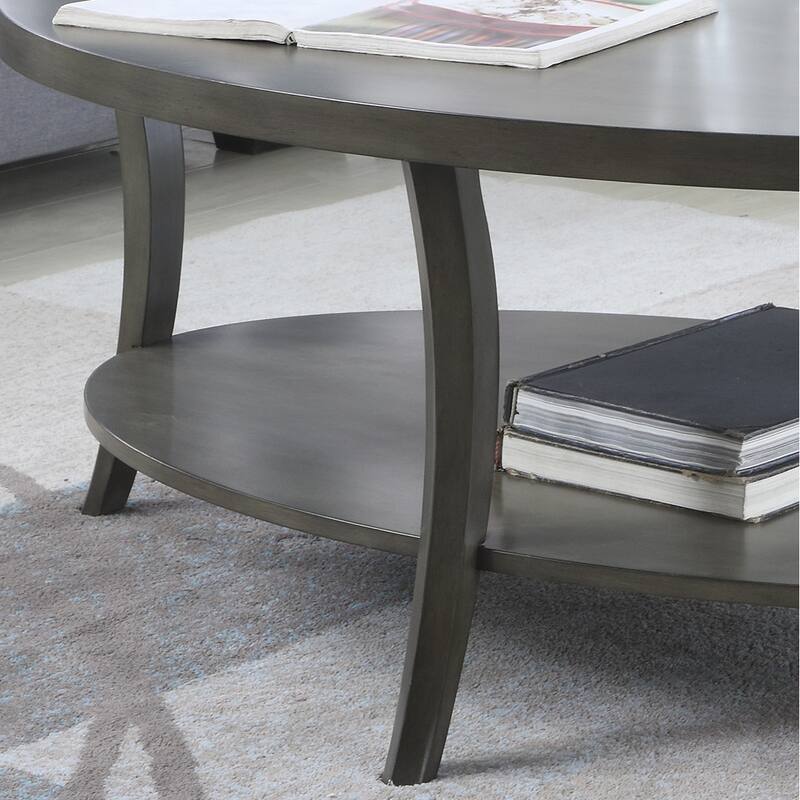 3-Piece Coffee Table Set with Shelf